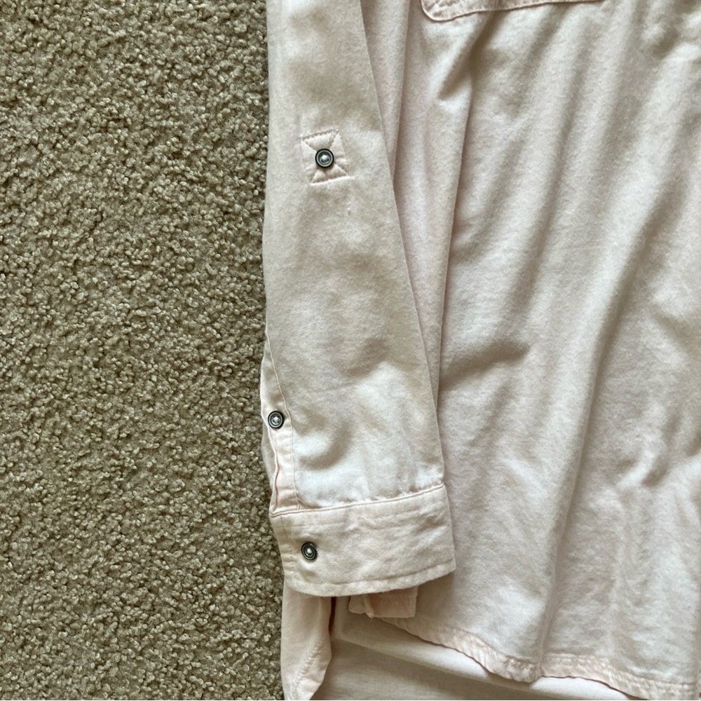 Women’s Sonoma Soft Pink Long Sleeve Shirt Size L - Picture 3 of 6